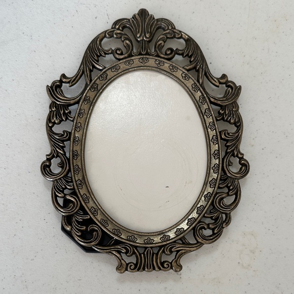 Antique Bronze Ornate Wall Mirror
